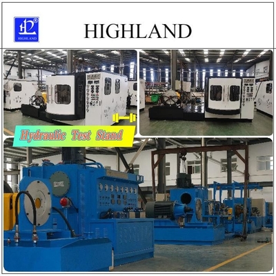 90 kW Stands d'essai hydrauliques pour pompes hydrauliques et moteurs 380 L/min débit