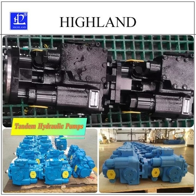 Pompes hydrauliques en tandem efficaces et durables pour les applications industrielles
