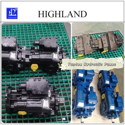 Pompes hydrauliques en tandem polyvalentes et fiables pour les machines lourdes