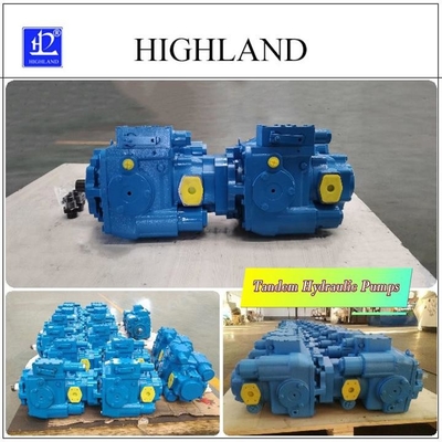 Pompes hydrauliques tandem de 110 cc/h pour machines agricoles