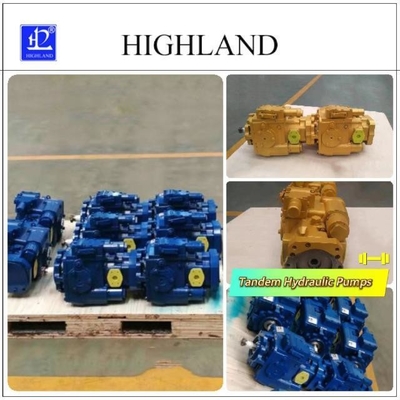 Pompes hydrauliques en tandem pour moissonneuses de coton pour composants de systèmes hydrauliques