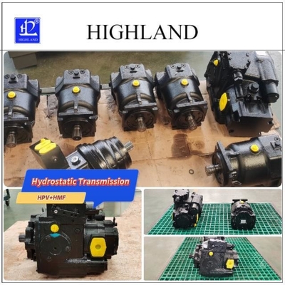 Chargement manuel Composants de transmission hydrostatique en fonte Huile hydraulique