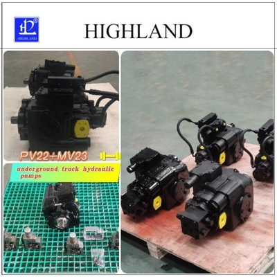 Efficacité minière Huile hydraulique Camion souterrain Pompes en fonte