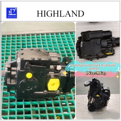 Efficacité minière Huile hydraulique Camion souterrain Pompes en fonte