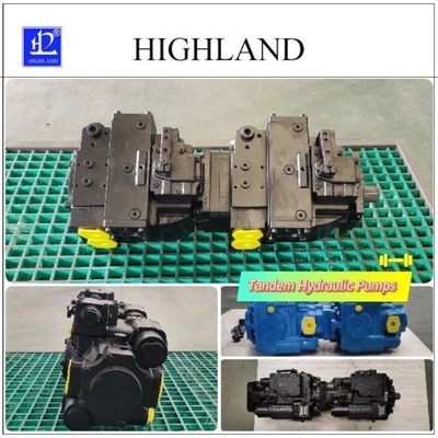 Pompes hydrauliques en tandem hautement résistantes pour les applications industrielles