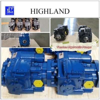 Pompes hydrauliques en tandem hautement résistantes pour les applications industrielles