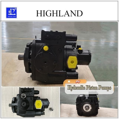 Pompes à piston axiale à déplacement variable noire pour composants de systèmes hydrauliques