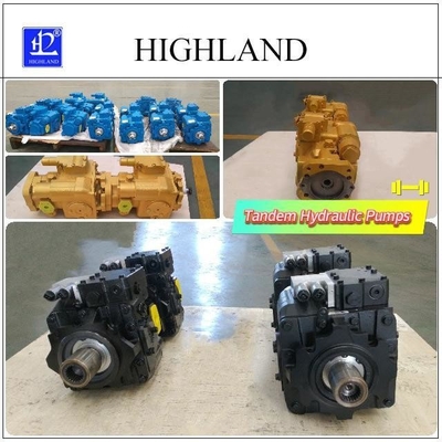 Pompes hydrauliques en tandem compactes et puissantes pour les besoins industriels