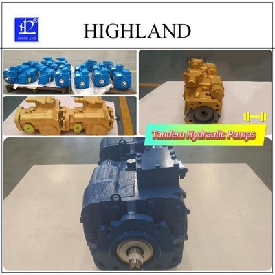 Pompes hydrauliques en tandem pour un fonctionnement en douceur