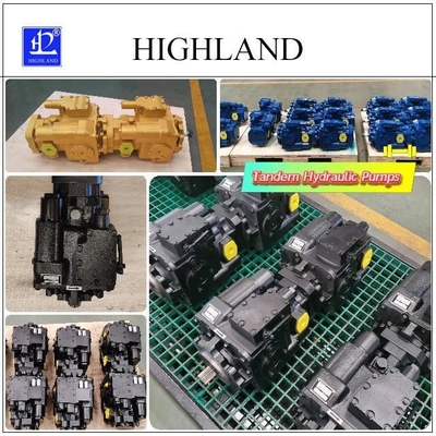 Pompes hydrauliques en tandem à déplacement variable pour les procédés industriels